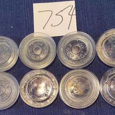 Assorted Glass Lids