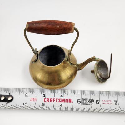 CUTE LITTLE BRASS TEA POT