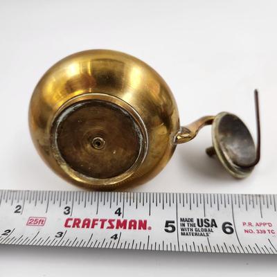 CUTE LITTLE BRASS TEA POT