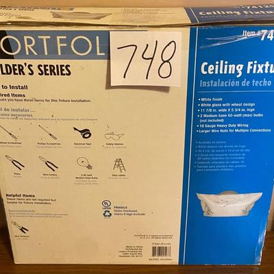 New in box Ceiling Fixture