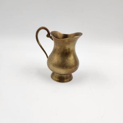 CUTE BRASS SMALL SMOOTH PITCHER