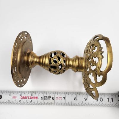 FANTASTICALLY ECLECTIC BRASS CANDLE HOLDER