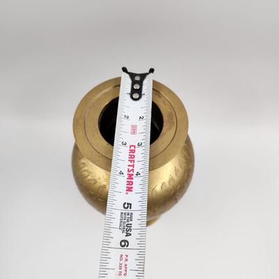 AMAZING ETCHED ELEGANT TALL VASE