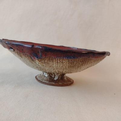 Unique Pottery Centerpiece Bowl Signed by Artist