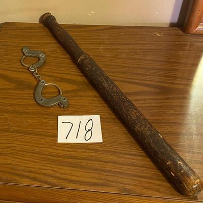 Toy Handcuffs and Baton