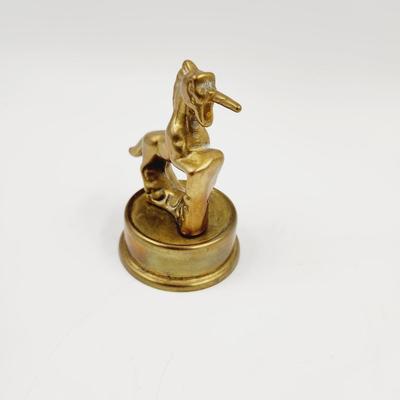 AMAZING UNICORN BRASS DECOR