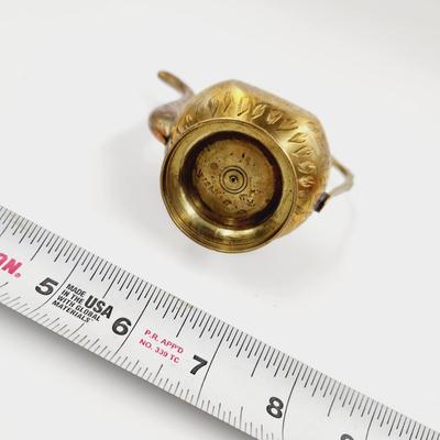ETCHED BRASS AFTABA EWER