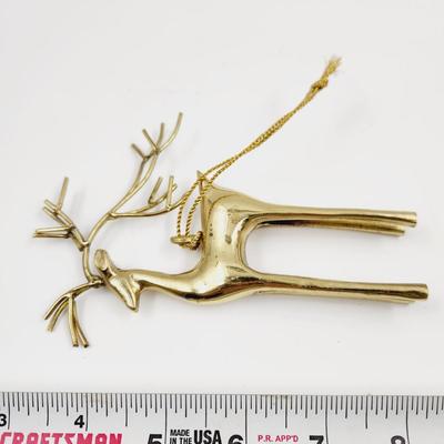 FANTASTIC BRASS REINDEER ORNAMENT