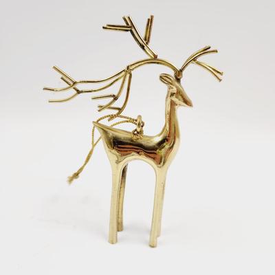 FANTASTIC BRASS REINDEER ORNAMENT