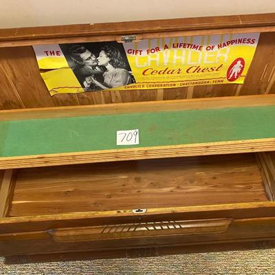Vintage Cavalier Corp. Cedar Chest