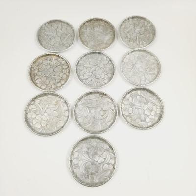 MID-CENTURY EVERLAST FORGED ALUMINUM COASTERS
