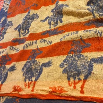 Vintage Hi-Yo Silver & Tonto Blanket