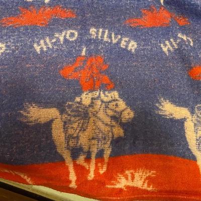Vintage Hi-Yo Silver & Tonto Blanket