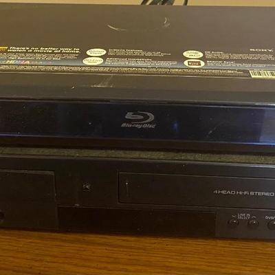 Sony Blue Ray Player & Samsung VCR & DVD Player