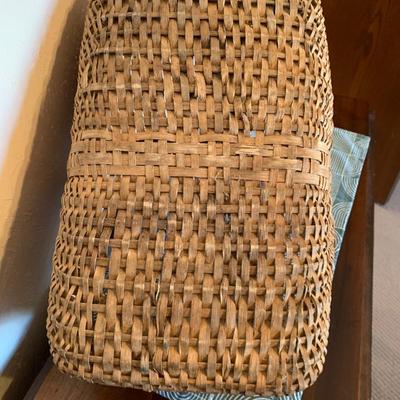 Beautiful wicker rectangular basket