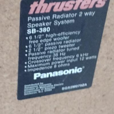 Set of Panasonic Thrusters SB-380 Speakers