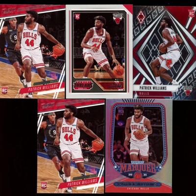 PATRICK WILLIAMS ROOKIE CARD LOT