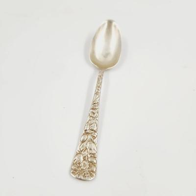 S. KIRK & SON "REPOUSSE" STERLING SILVER DEMITASSE SPOON