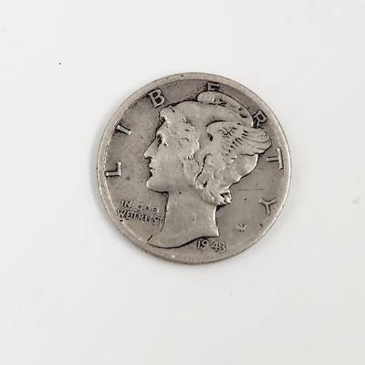 1943 SILVER MERCURY DIME