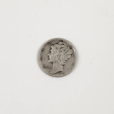 1943 SILVER MERCURY DIME