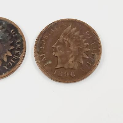 1896 INDIAN HEAD PENNIES - 2