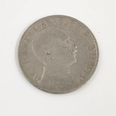 1924 ITALIAN 2 LIRE NICKEL