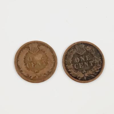 1884 INDIAN HEAD PENNIES - 2