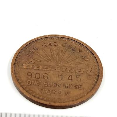 ONE BUCK GASMAT #906 145 COIN