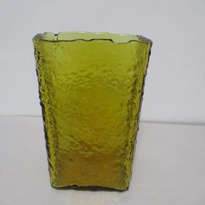 Handblown Blenko Glass Vase