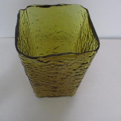 Handblown Blenko Glass Vase
