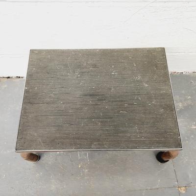VINTAGE HEAVY METAL STEP STOOL