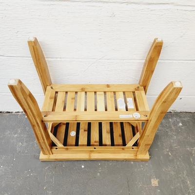 FUN ECLECTIC WOODEN SIDE TABLE