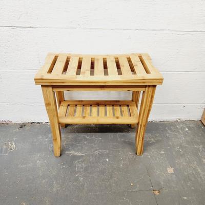 FUN ECLECTIC WOODEN SIDE TABLE