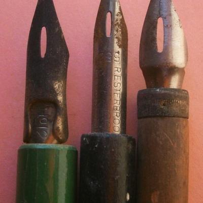 (3) Vintage Dip Pens