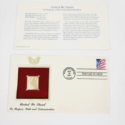 2001 22k REPLICA UNITED WE STAND STAMPS