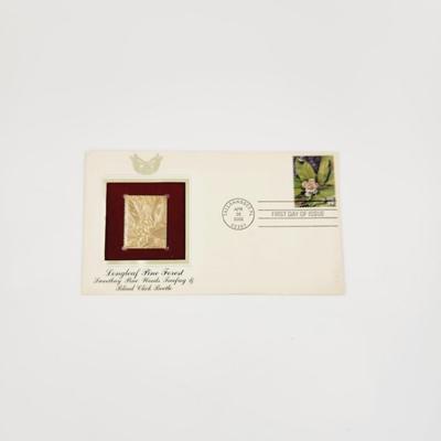2002 22k REPLICA LONGLEAF PINE FOREST STAMP