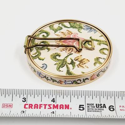 VINTAGE DOUBLE MIRROR COMPACT