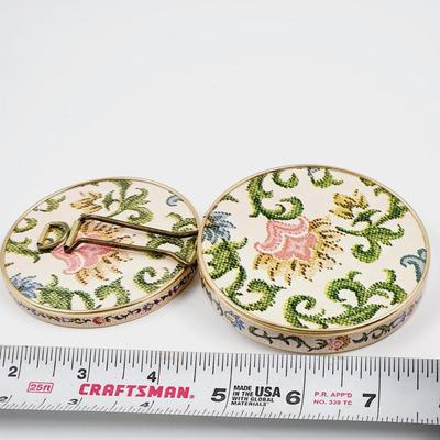 VINTAGE DOUBLE MIRROR COMPACT
