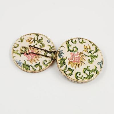 VINTAGE DOUBLE MIRROR COMPACT