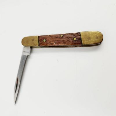 VITAGE WOODEN HANDLE STAINLESS STEEL KNIFE