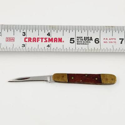 VITAGE WOODEN HANDLE STAINLESS STEEL KNIFE