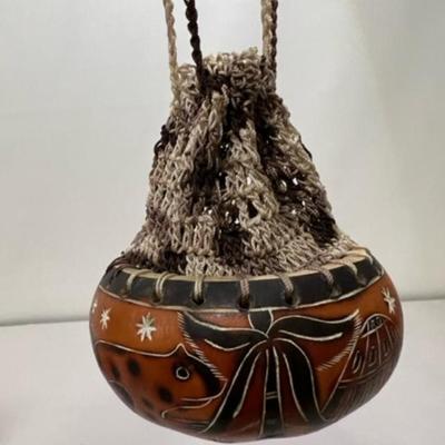 Native American Artwork Gourd