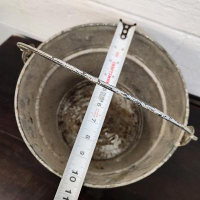 VINTAGE GALVANIZED PAIL