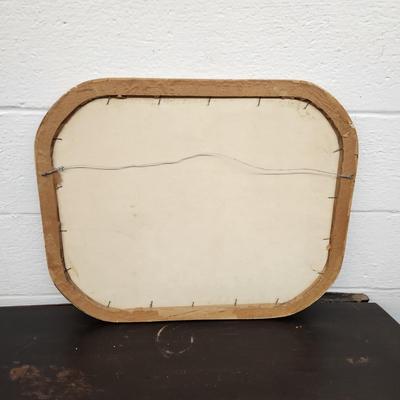 ANTIQUE FRAMED PRINT PICTURE