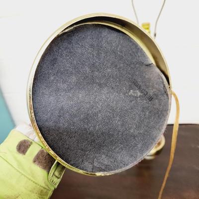 MID-CENTURY SWIRLED BRASS MATCHING LAMPS