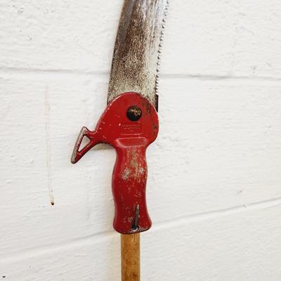 ANTIQUE LONG HANDLE POLE SAW
