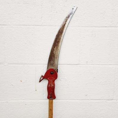 ANTIQUE LONG HANDLE POLE SAW