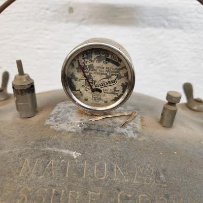 ANTIQUE NATIONAL PRESSURE COOKER WITH EXTRAS