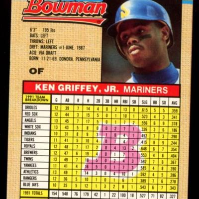 1992 BOWMAN KEN GRIFFEY JR