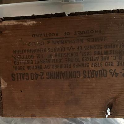 wooden fruit box with label #2 (8 total listed in this sale listing)